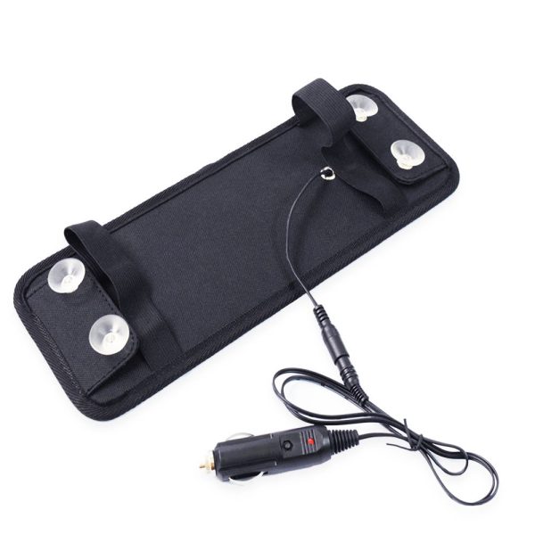 5W 18V DC Output Monocrystalline Solar Panel Charger With Car Cigarette Lighter Plug Battery Charging Alligator Clip Cable 5W - Image 5