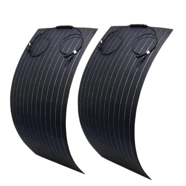 Jingyang Solar Panel 12V 100W Flexible Solar Panel ETFE Film Mono Cell 18v 100w 200w watt For 12V battery charger